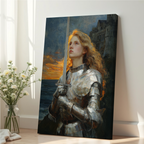 Saint Joan of Arc Wall Art, Courage and Victory Gift, Christian Home Decor, Holygraceart