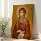 Saint Monica Icon Wall Art, Prayer and Motherhood Gift, Holygraceart