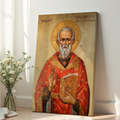 Saint Cyprian of Carthage Icon Wall Art, Bishop and Martyr Gift Orthodox, Holygraceart
