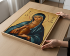 Saint Photini(Photina) Icon Print, Baptism and Faith Renewal Gift, Orthodox Wall Art