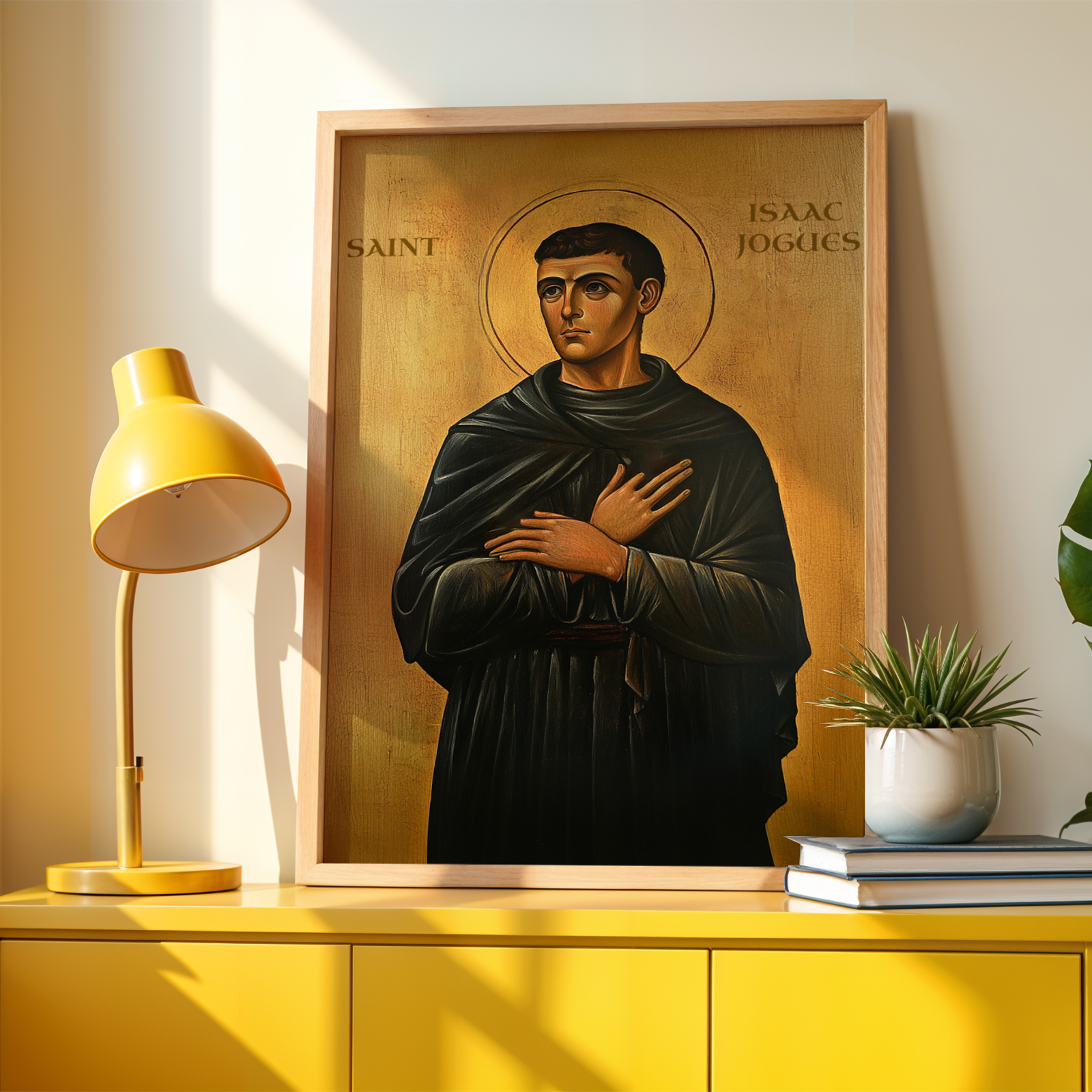 Saint Isaac Jogues Icon Print, Jesuit Missionary Gift Orthodox Art, Holygraceart