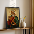 Saint Andrew the Apostle Icon Wall Art, Courage and Calling Gift, Holygraceart