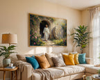 Jesus Resurrection Wall Art Canvas Print, Christian Easter Decor, Empty Tomb Painting, Religious Wall Decor, Bible Art Poster