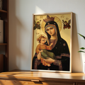 Our Lady of Perpetual Help Orthodox Icon Print, Prayer Gift, Faithful Home Piece, Holygraceart
