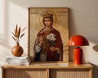 Saint Casimir of Poland Icon Print, Youth Patron Gift, Orthodox Home Decor, Holygraceart