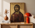 Jesus Crown of Thorns Orthodox Icon Print, Lenten Devotion Gift, Prayer Corner