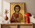 Christ Pantocrator Orthodox Icon Print, Christian Wall Decor, Baptism Gift, Holygraceart