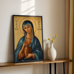 Saint Photini(Photina) Icon Print, Baptism and Faith Renewal Gift, Orthodox Wall Art