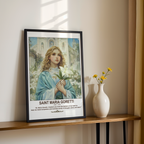 Saint Maria Goretti Wall Art, Purity and Innocence Gift, Catholic Home Decor, Holygraceart