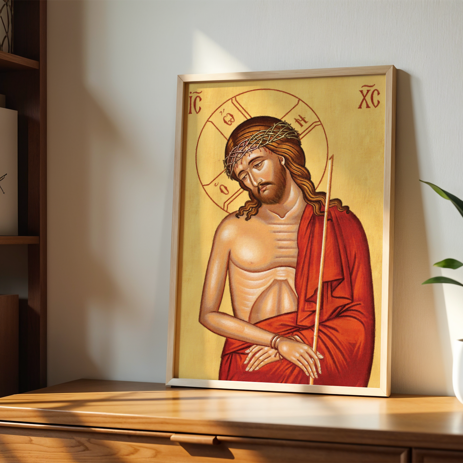 Ecce Homo Orthodox Icon Print, Lenten Prayer and Holy Week Gift, Holygraceart