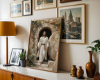 Resurrection of Jesus Wall Art Print, Empty Tomb Christian Canvas, Risen Christ Painting, Easter Religious Decor for Christian Home