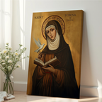 Saint Teresa of Avila Icon Print, Teacher & Confirmation Gift, Carmelite Orthodox Decor