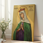 Saint Irene the Great Martyr Icon Wall Art, Courage and Peace Gift Orthodox Decor, Holygraceart
