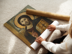 Christ Pantocrator Orthodox Icon Print, Savior Byzantine Devotional Gift, Holygraceart