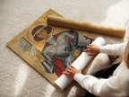 Saint Joan of Arc Icon Print, Patron Saint Warrior, Confirmation gift, Holygraceart