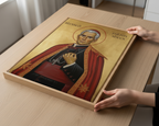 Blessed Fulton Sheen Icon Wall Art, Preacher Gift Orthodox Home Decor, Holygraceart