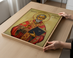 Saint Isidore of Seville Icon Wall Art, Wisdom and Learning Gift Orthodox, Holygraceart