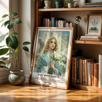 Saint Maria Goretti Wall Art, Purity and Innocence Gift, Catholic Home Decor, Holygraceart