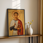 Saint Stephen the Protomartyr Icon Wall Art, Deacon Gift Orthodox Print, Holygraceart