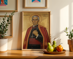 Blessed Fulton Sheen Icon Wall Art, Preacher Gift Orthodox Home Decor, Holygraceart
