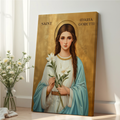Saint Maria Goretti Icon Print, Young Women Faith Gift Orthodox, Holygraceart