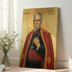 Blessed Fulton Sheen Icon Wall Art, Preacher Gift Orthodox Home Decor, Holygraceart