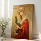 Saint Martina of Rome Icon Print, Nursing Mothers Gift, Prayer Art for New Moms, Holygraceart