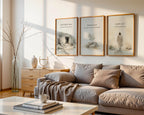 Set of 3 Bible Verse Canvas Prints, Matthew, Isaiah, John Scriptures