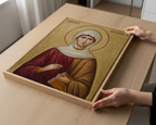 Saint Monica Icon Print, Mothers Prayer Gift, Hope for Wayward Children, Holygraceart