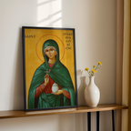 Saint Mary Magdalene Icon Wall Art, Devotion and Redemption Gift Orthodox Decor, Holygraceart