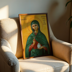 Saint Mary Magdalene Icon Wall Art, Devotion and Redemption Gift Orthodox Decor, Holygraceart