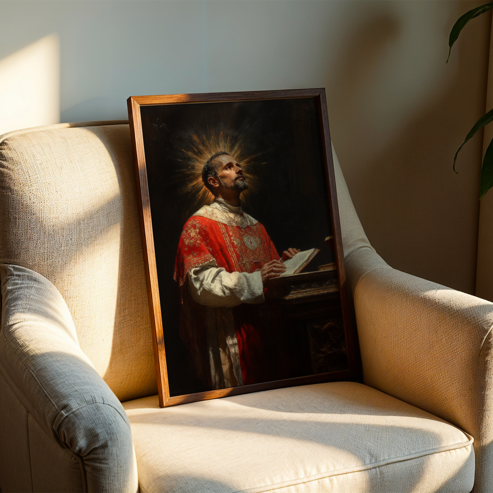 Saint Ignatius of Loyola Print, Jesuit Devotion Gift, Prayer and Study Wall Art, Holygraceart