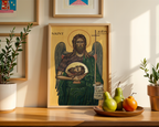 Saint John the Baptist Icon Print, Prophet Gift Orthodox Wall Art, Holygraceart