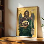 Saint John the Baptist Icon Print, Prophet Gift Orthodox Wall Art, Holygraceart