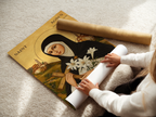 Saint Agnes of Montepulciano Icon Wall Art, Purity and Devotion Gift Home Altar, Holygraceart