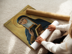 Saint Bridget of Sweden Icon Print, Patron Saint of Europe, Women of Faith Gift