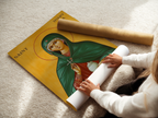 Saint Mary Magdalene Icon Wall Art, Devotion and Redemption Gift Orthodox Decor, Holygraceart