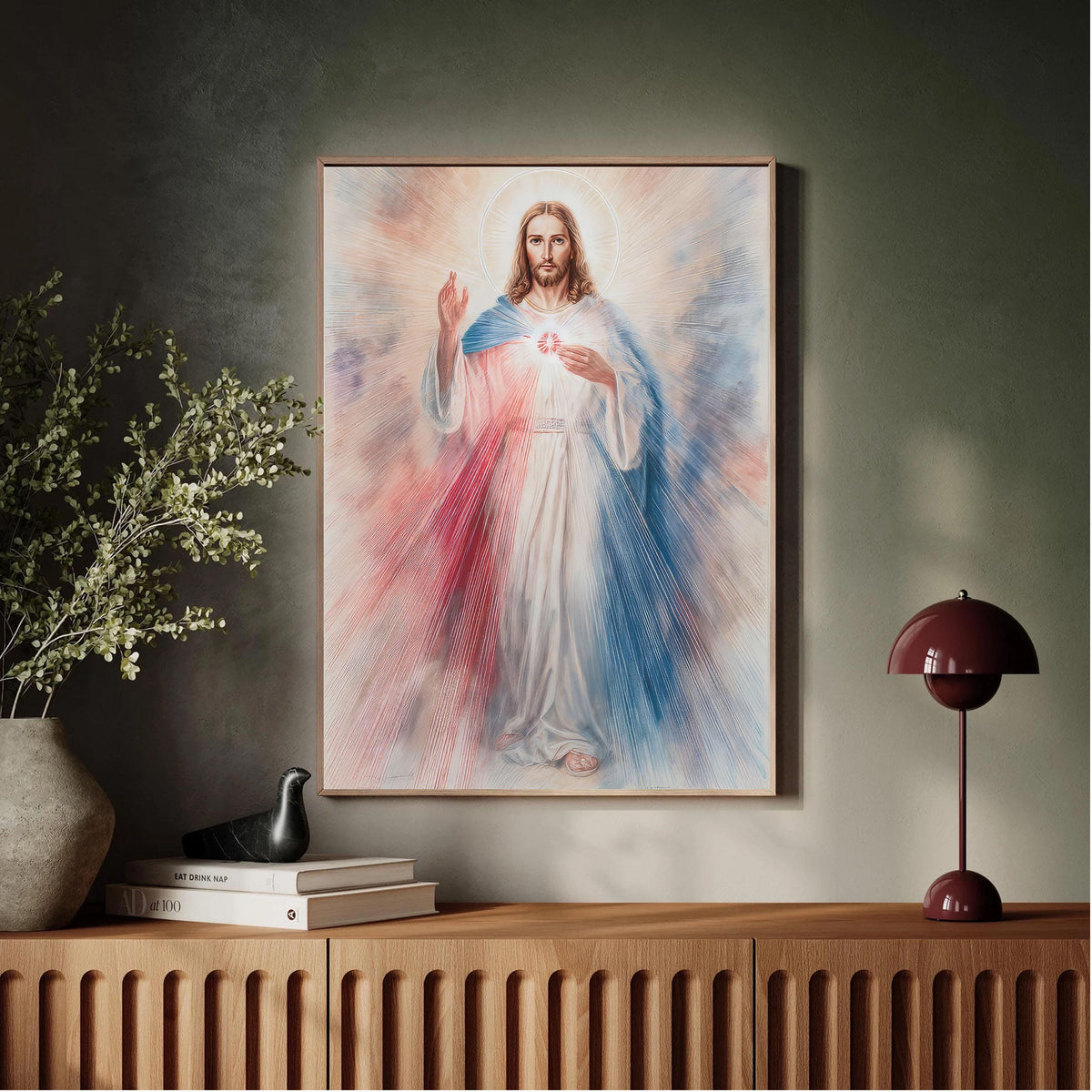 Divine Mercy of Jesus Art Print: Catholic Home Decor