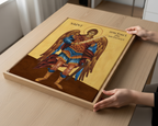 Saint Michael the Archangel Orthodox Icon Wall Art, Confirmation Gift, Protection Gift, Holygraceart