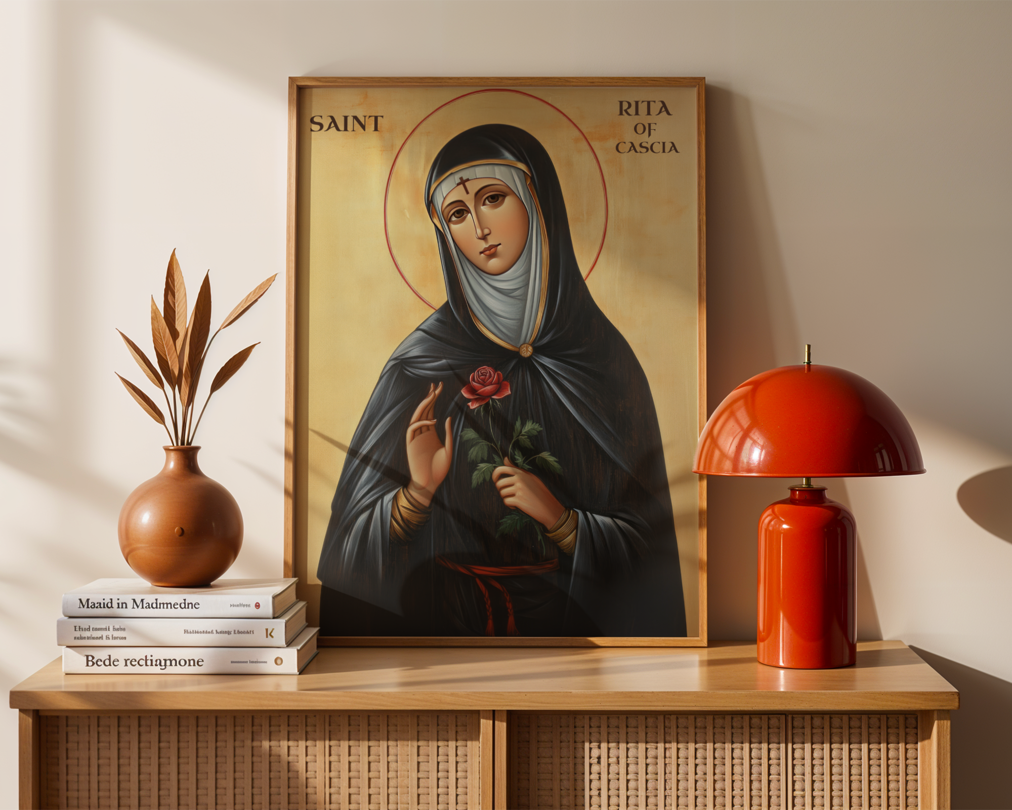 Saint Rita of Cascia Icon, Hope and Healing Gift, Patron Saint of Impossible Causes