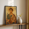 Saint Marcellinus Icon Print, Martyr Prayer Gift, Orthodox Decor, Holygraceart