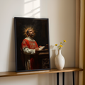 Saint Ignatius of Loyola Print, Jesuit Devotion Gift, Prayer and Study Wall Art, Holygraceart