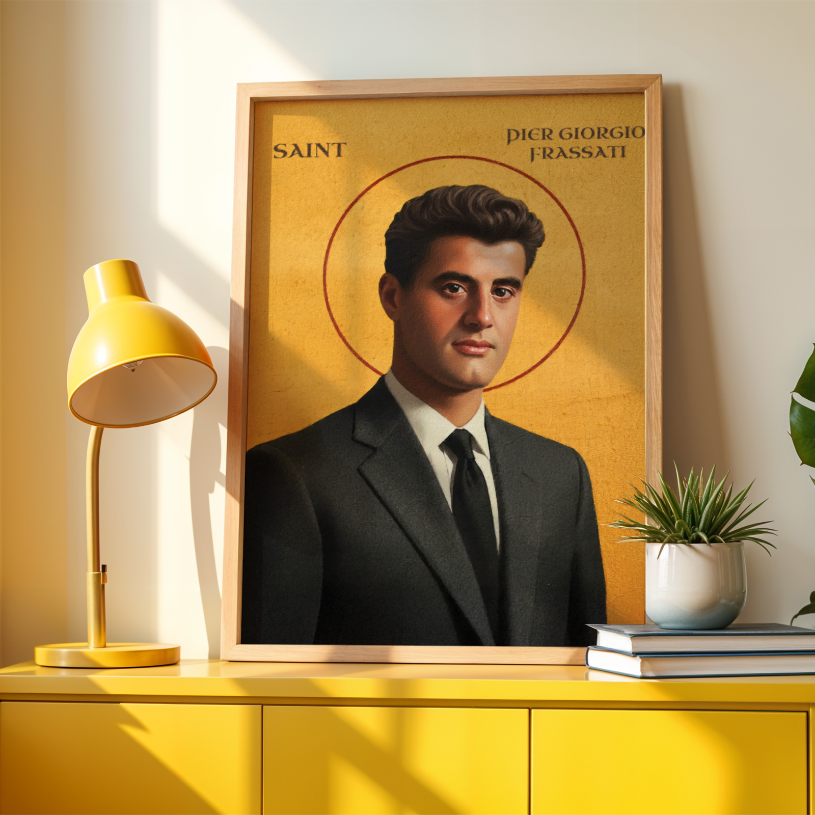 Saint Pier Giorgio Frassati Icon Wall Art, Student Gift Orthodox Print, Holygraceart