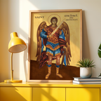 Saint Michael the Archangel Orthodox Icon Wall Art, Confirmation Gift, Protection Gift, Holygraceart