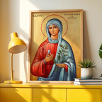 Saint Anastasia of Sirmium Wall Art, Protection and Healing Gift, Holygraceart