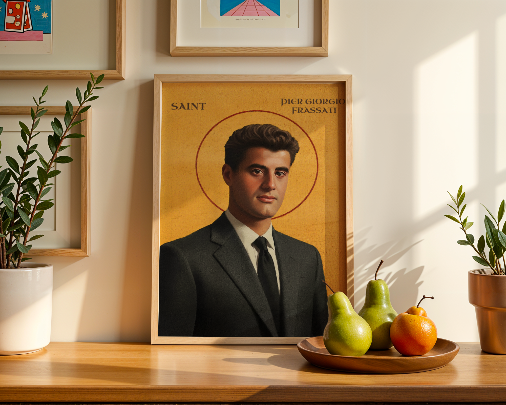 Saint Pier Giorgio Frassati Icon Wall Art, Student Gift Orthodox Print, Holygraceart