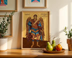 Saint Michael the Archangel Orthodox Icon Wall Art, Confirmation Gift, Protection Gift, Holygraceart
