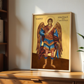 Saint Michael the Archangel Orthodox Icon Wall Art, Confirmation Gift, Protection Gift, Holygraceart