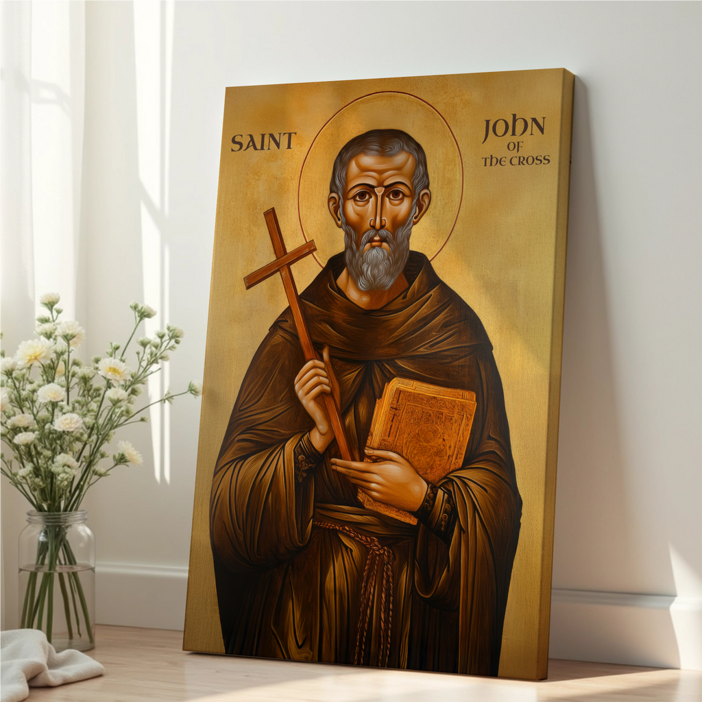 Saint John of the Cross Icon Print, Doctor of the Church Orthodox Wall Art, Holygraceart