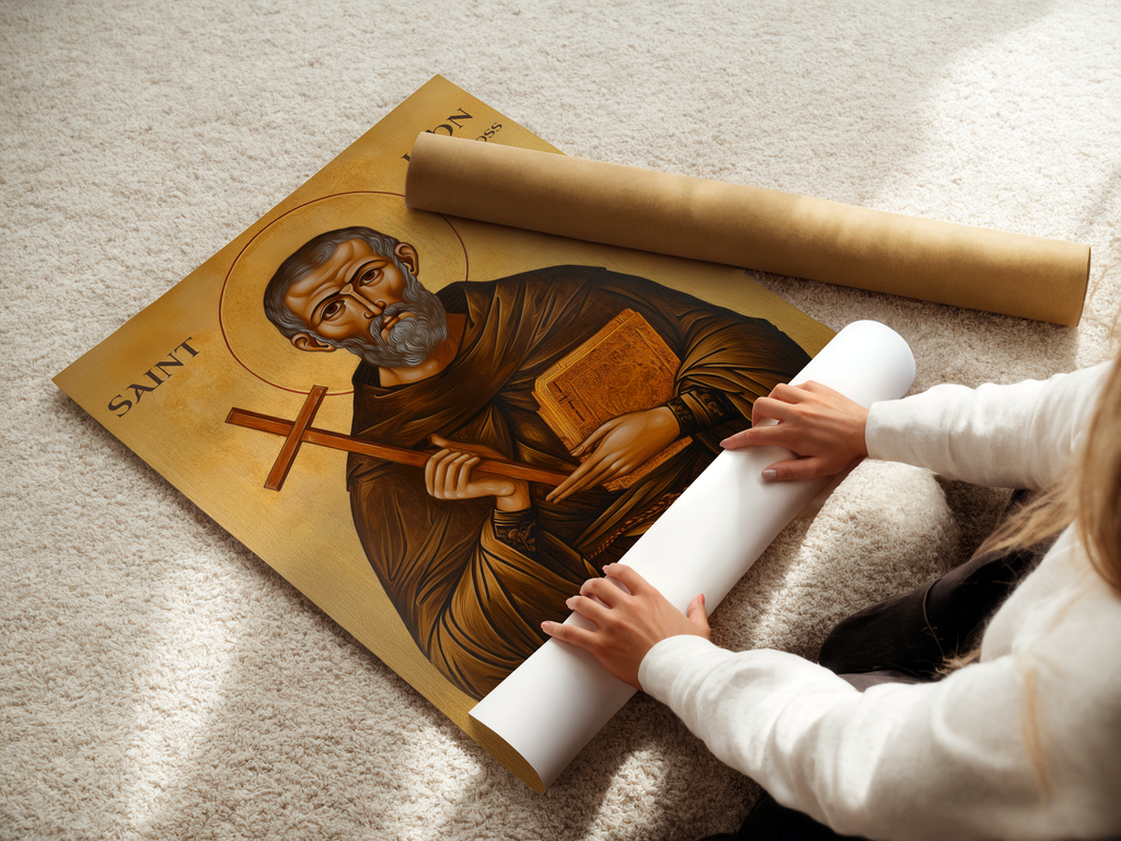 Saint John of the Cross Icon Print, Doctor of the Church Orthodox Wall Art, Holygraceart